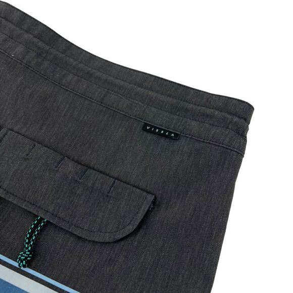 NEW Vissla Men's The Point 19.5" Boardshorts Gray/Blue Size 38x8 - Picture 6 of 14